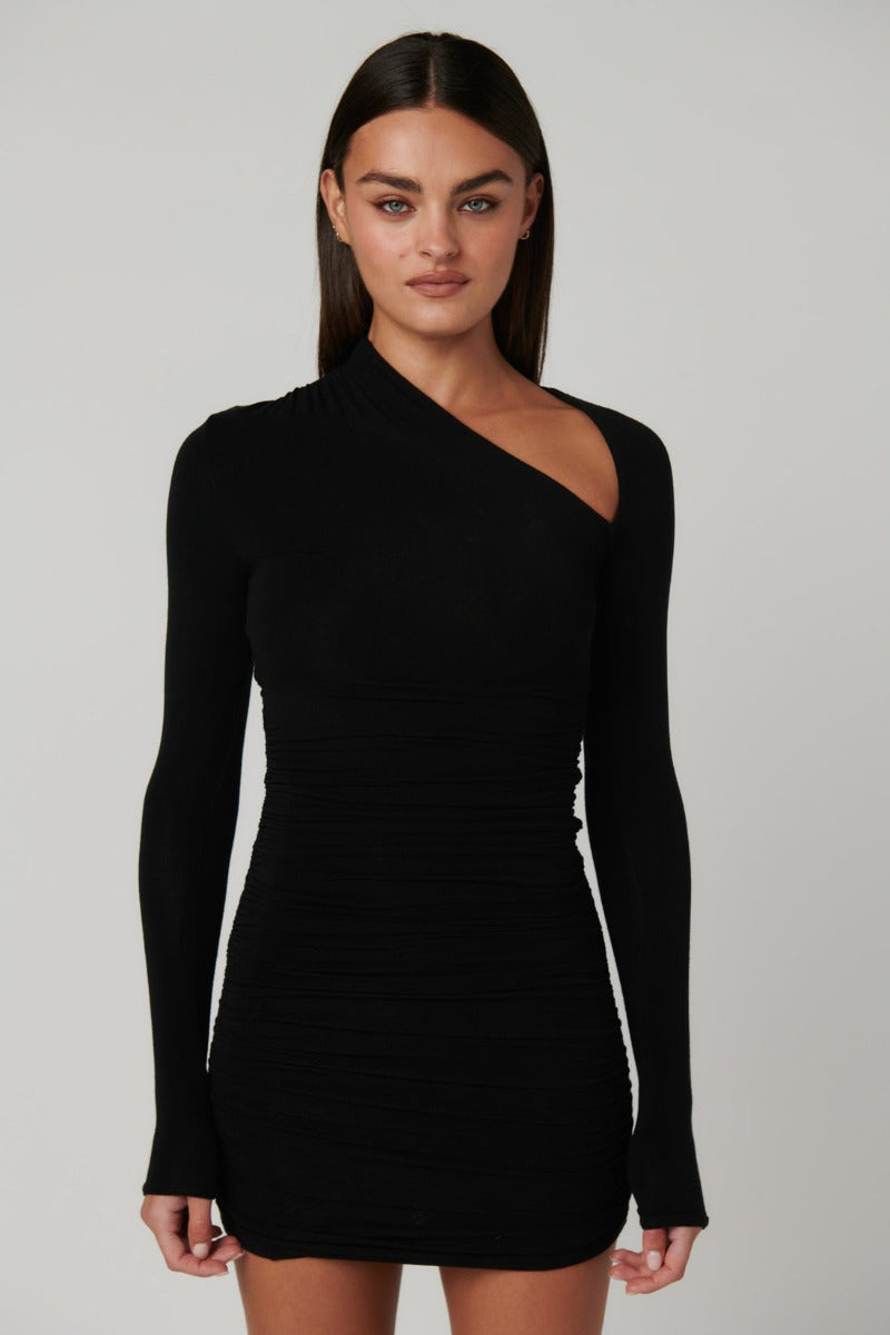 FEMI MINI DRESS - BLACK