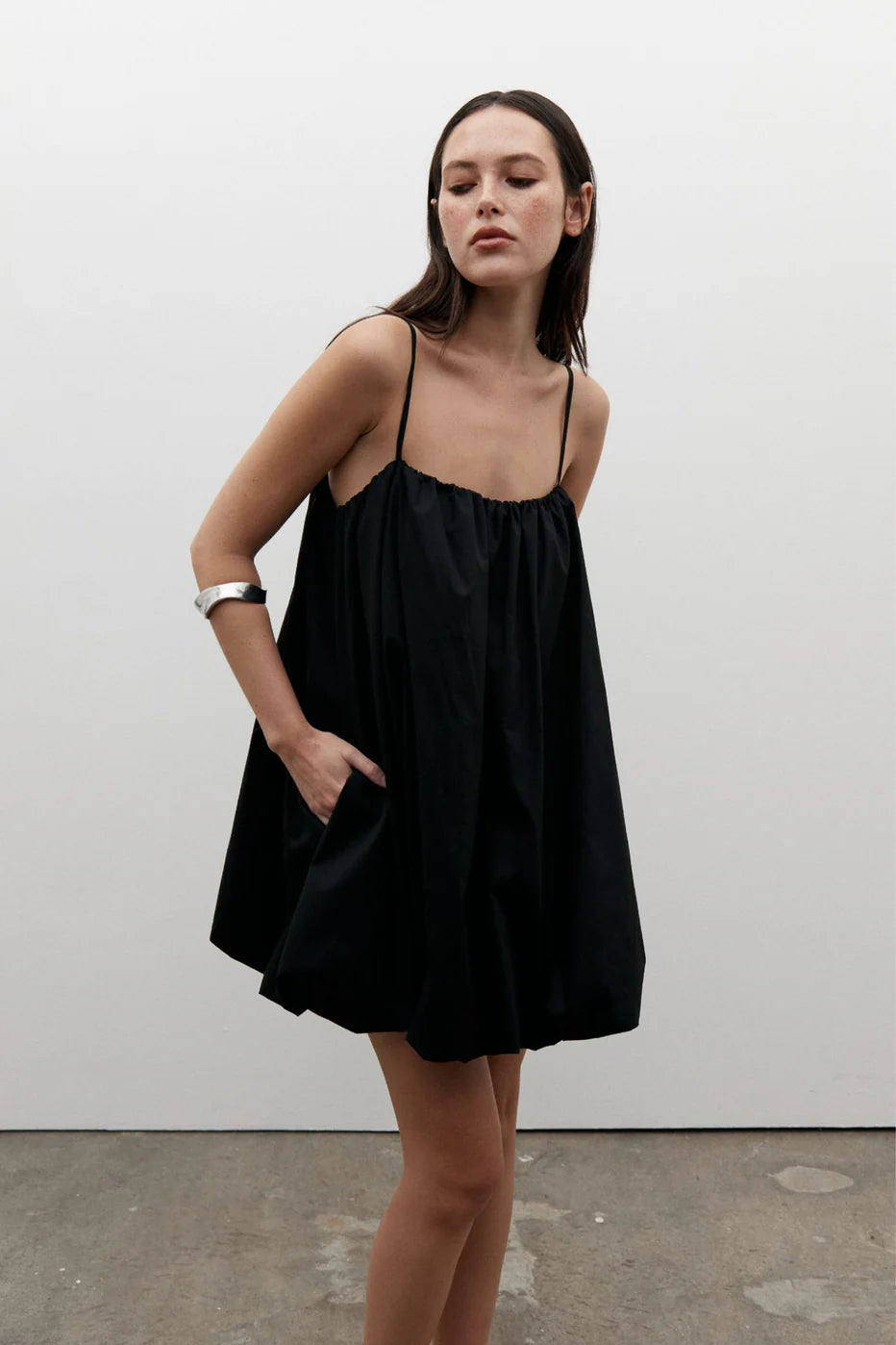 CARRIE MINI DRESS - BLACK