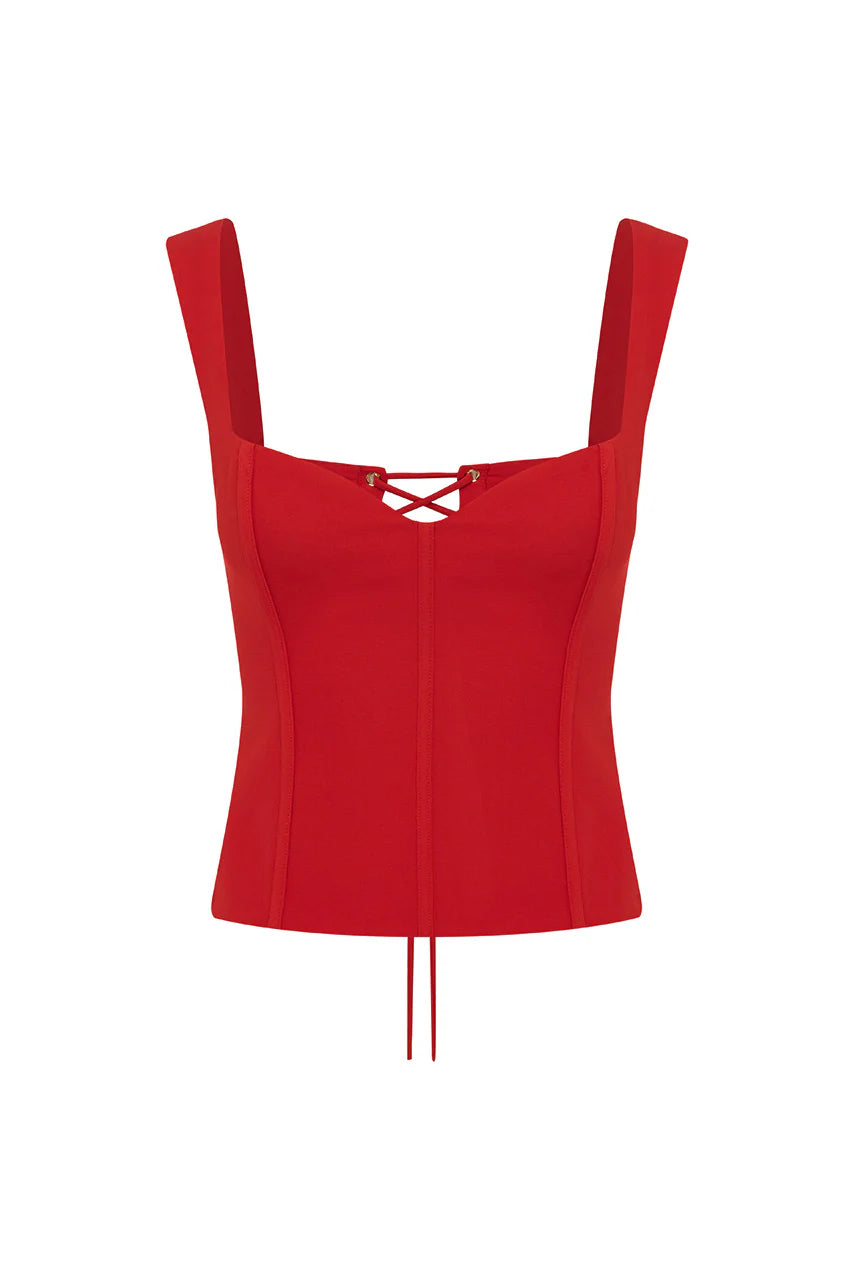 Jovana Bustier - Red