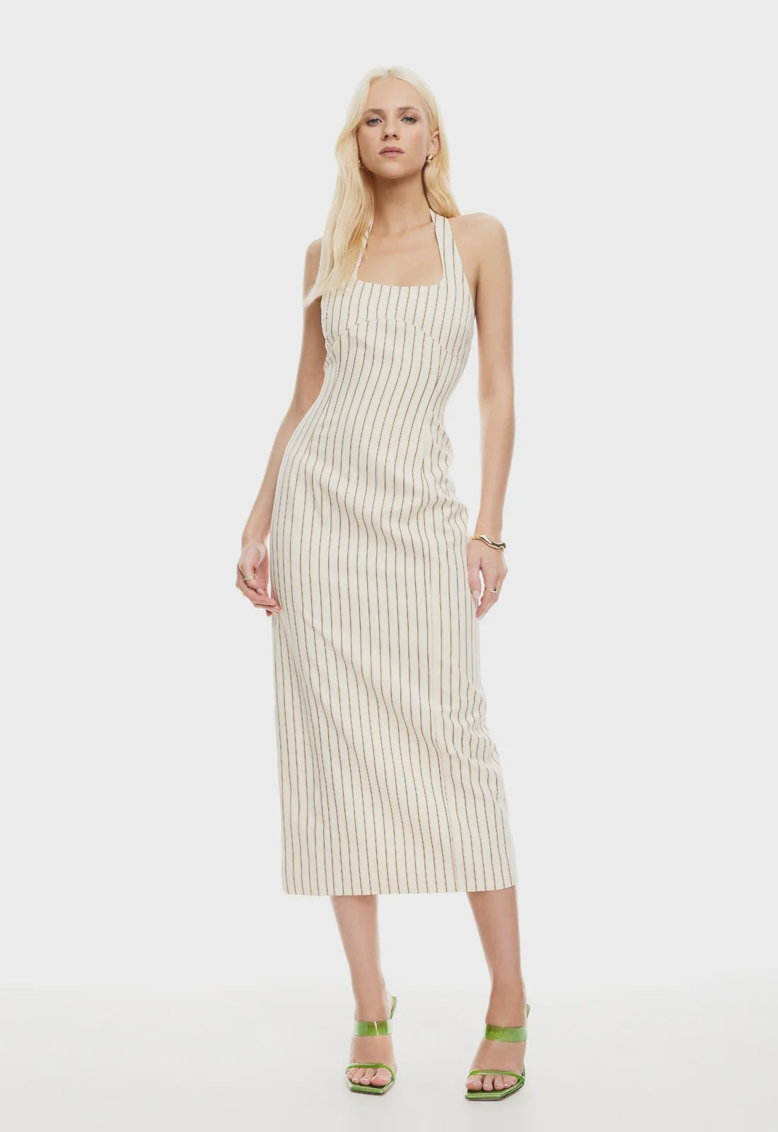 Les Deux Midi Dress - Cream Stripe