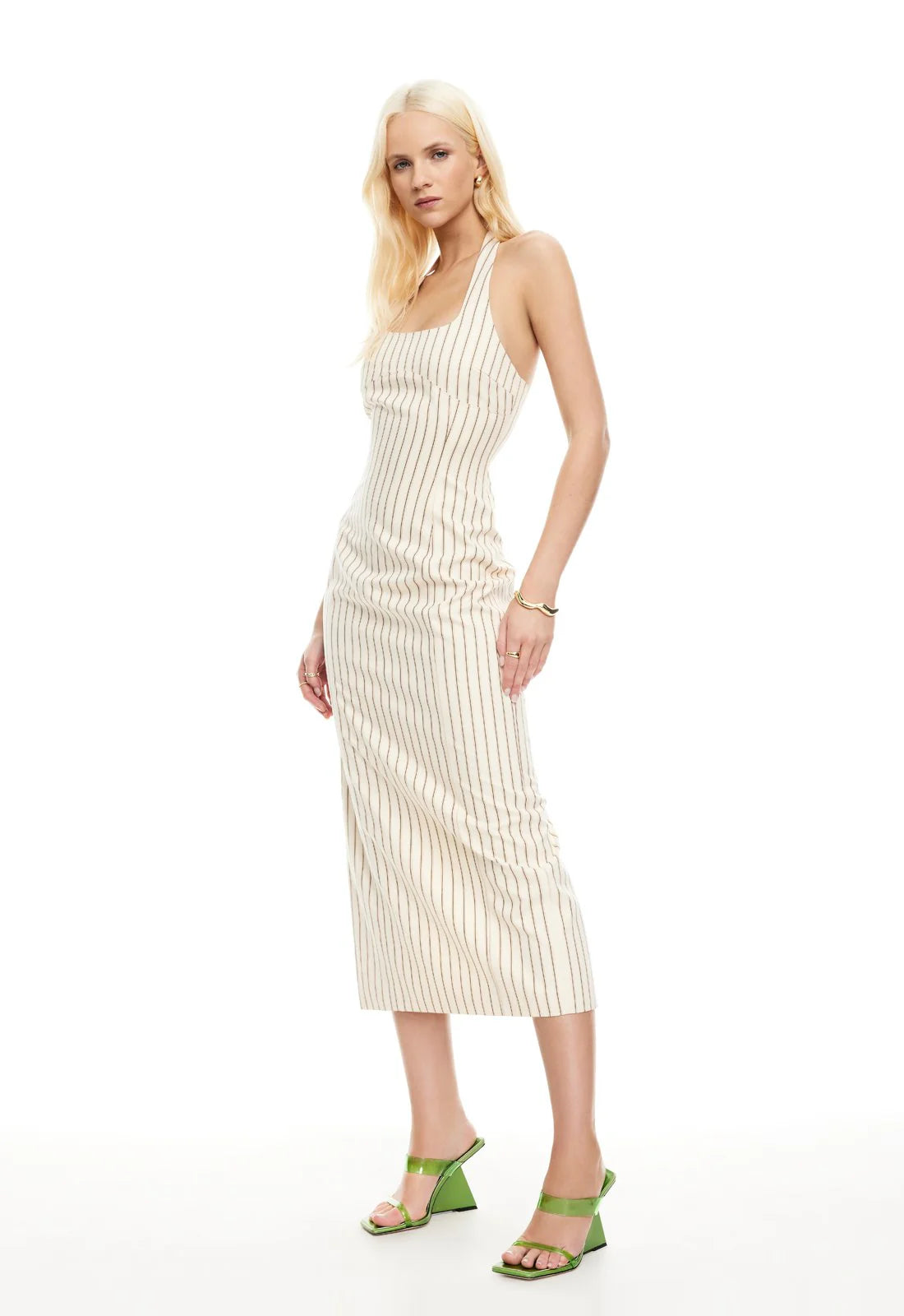 Les Deux Midi Dress - Cream Stripe