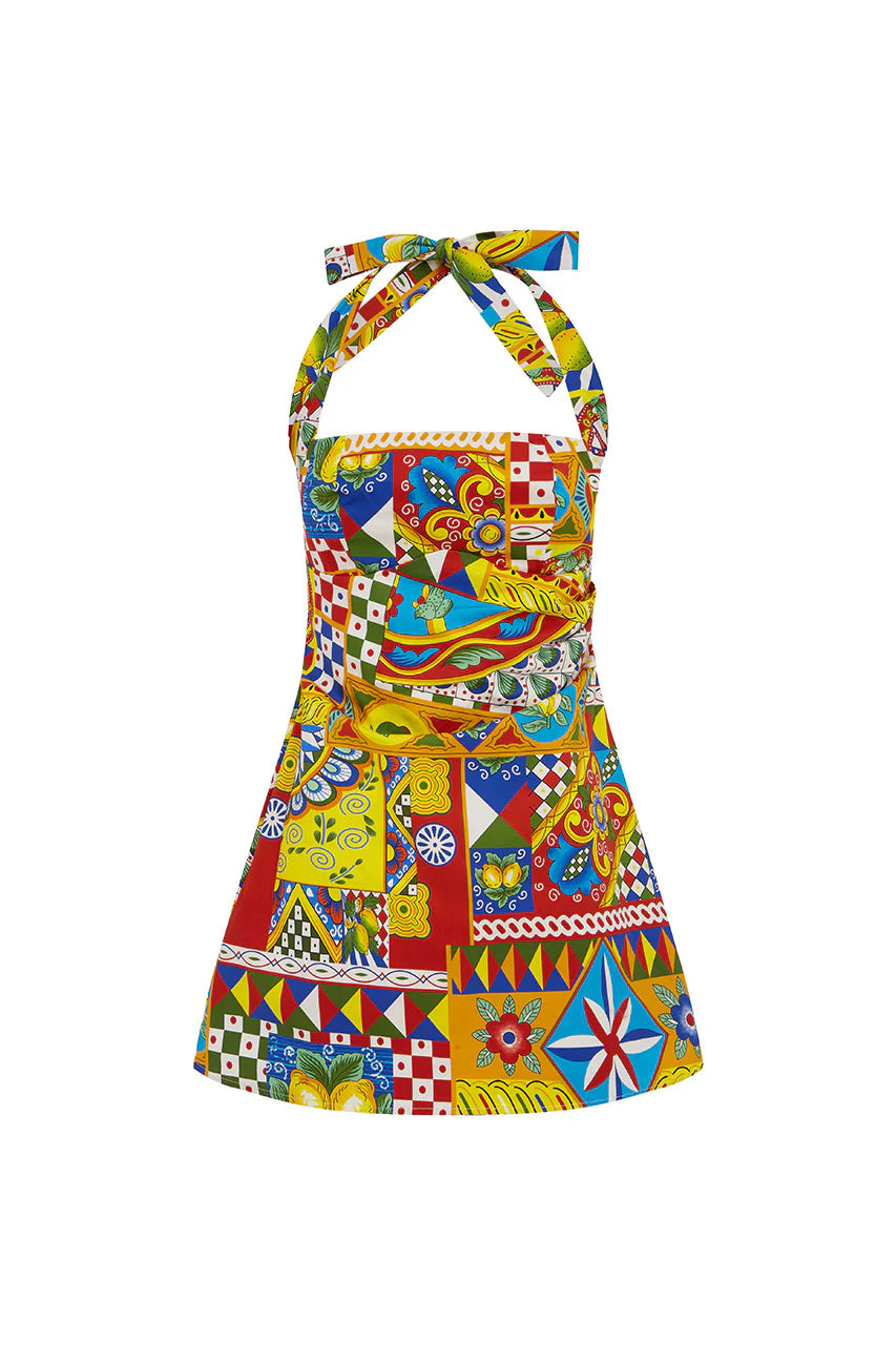 Aera Mini Dress - Phaedra Print