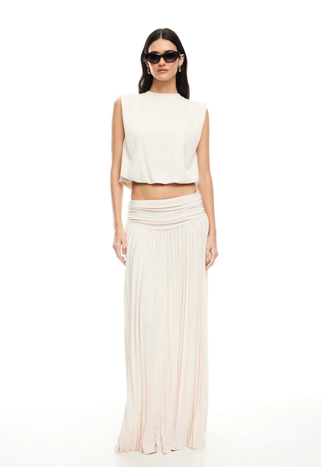 Field Of Dreams Maxi Skirt - Ivory