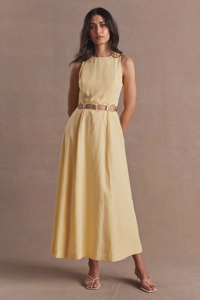 ADORNEMENT DRESS - BUTTER