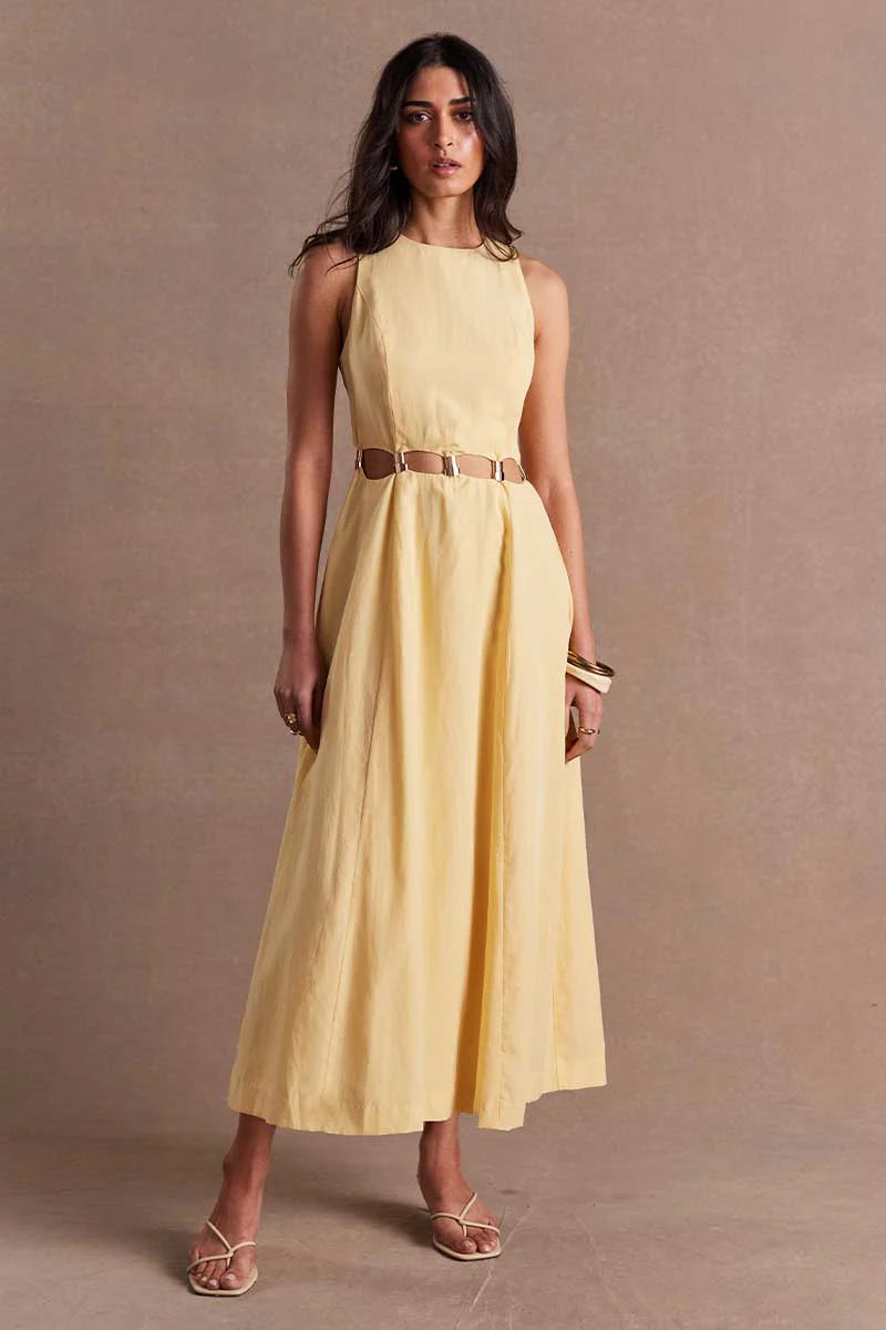 ADORNEMENT DRESS - BUTTER