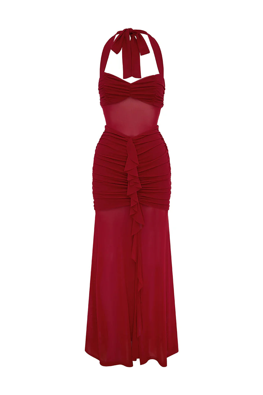 Tallula Maxi Dress - Cherry