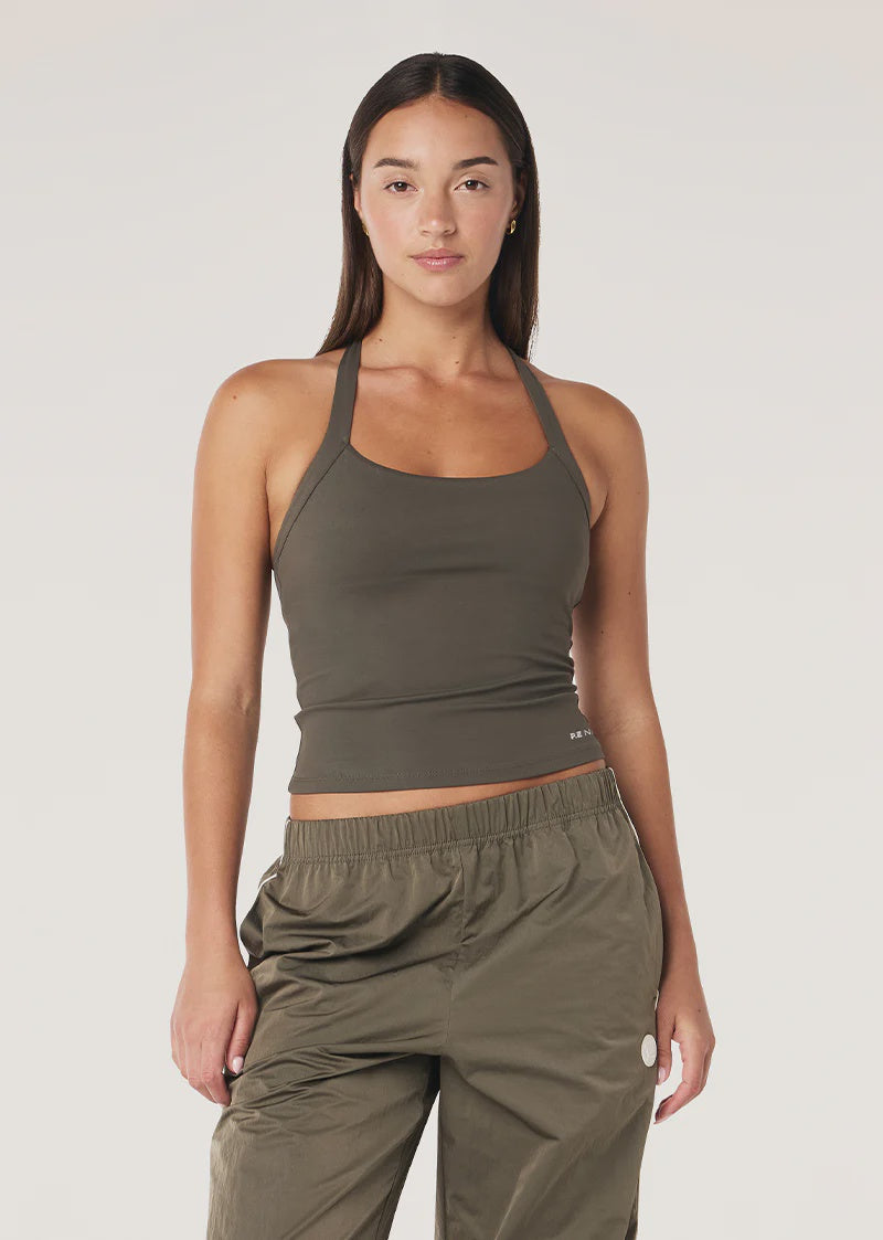 Unwind Halter Tank - Tarmac